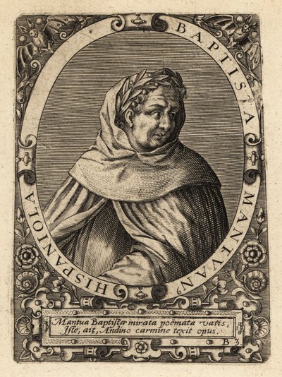 Battista Mantuański autorstwa Theodore de Bry