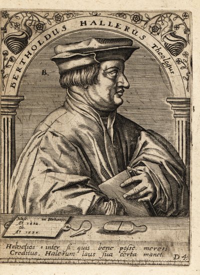 Berchtold Haller autorstwa Theodore de Bry