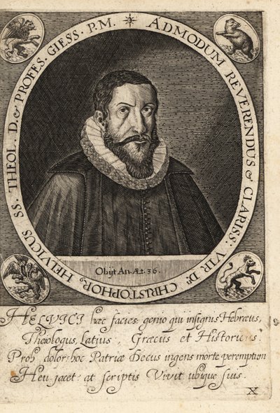 Christoph Helvig autorstwa Theodore de Bry