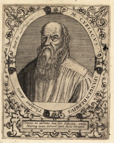 Cyriacus Spangenberg autorstwa Theodore de Bry