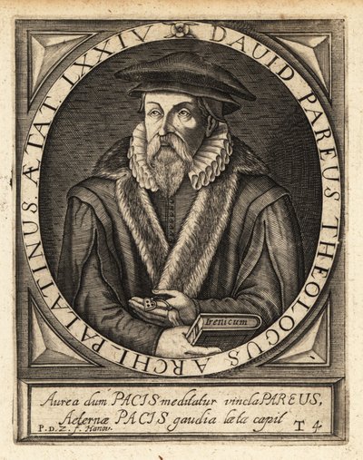 Dawid Pareus autorstwa Theodore de Bry