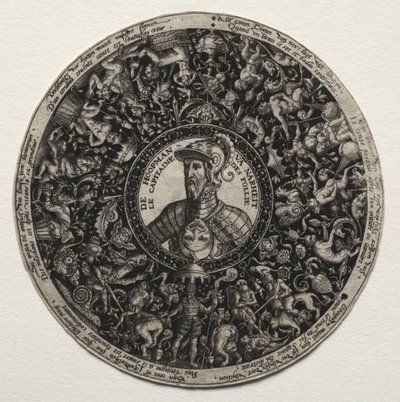 Projekt naczynia z medalionami, ok. 1900 r. 1558. autorstwa Theodore de Bry