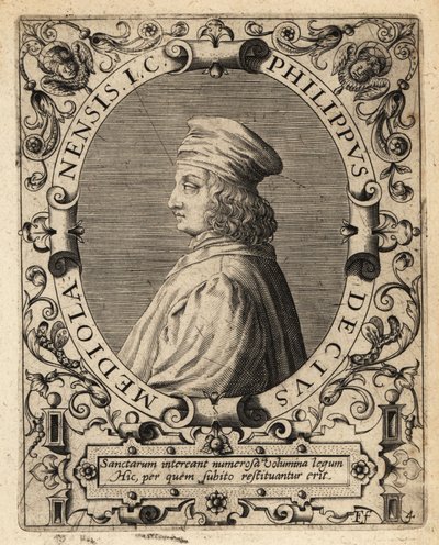 Filippo Decio autorstwa Theodore de Bry