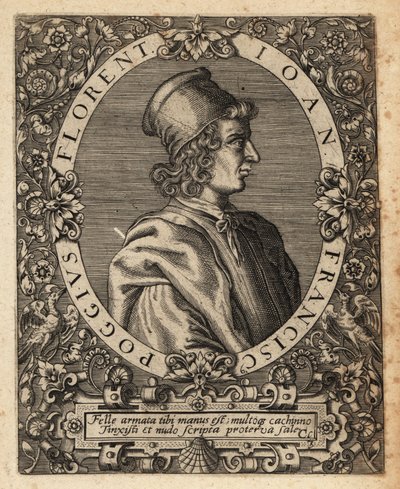 Gian Francesco Poggio Bracciolini autorstwa Theodore de Bry
