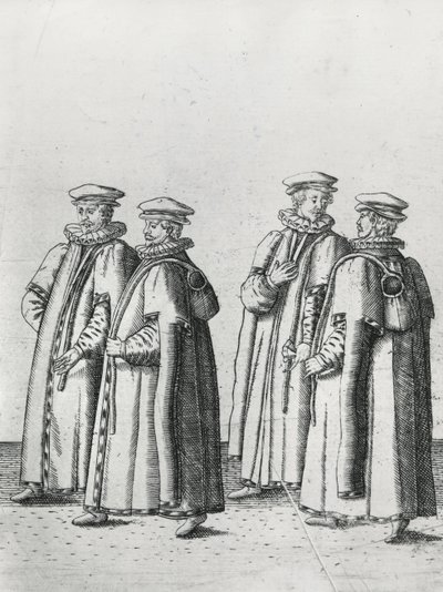 Sklep spożywczy w konduktach pogrzebowych sir Philipa Sidneya w drodze do katedry św. Pawła, 1587 autorstwa Theodore de Bry