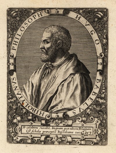 Hugues Babet, francuski filozof. autorstwa Theodore de Bry