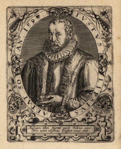 Joest Lips, filolog flamandzki. autorstwa Theodore de Bry