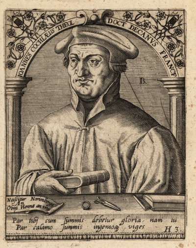 Johann Cochlaeus autorstwa Theodore de Bry
