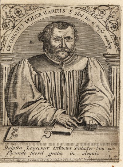 Johann Georg Volkmar autorstwa Theodore de Bry