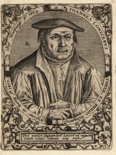Johann Lonitzer autorstwa Theodore de Bry