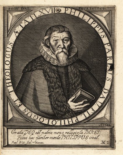 Johann Philipp Pareus autorstwa Theodore de Bry