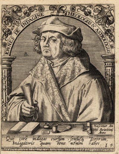 Johannes Indagine autorstwa Theodore de Bry