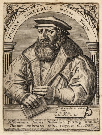 Josias Simmler autorstwa Theodore de Bry