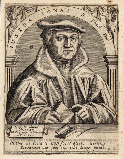 Justus Jonas, Starszy autorstwa Theodore de Bry