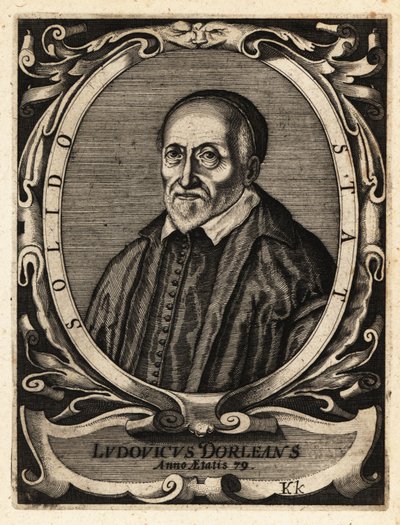 Louis Dorleans, francuski poeta i pamflecista autorstwa Theodore de Bry