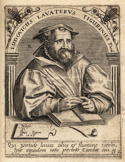 Ludwig Lavater autorstwa Theodore de Bry