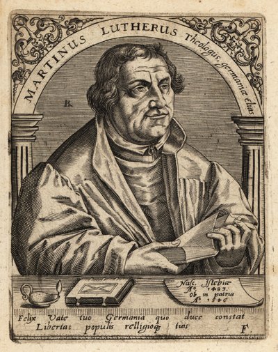 Marcin Luther autorstwa Theodore de Bry