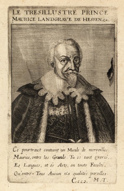 Maurycy Hesji-Kassel autorstwa Theodore de Bry