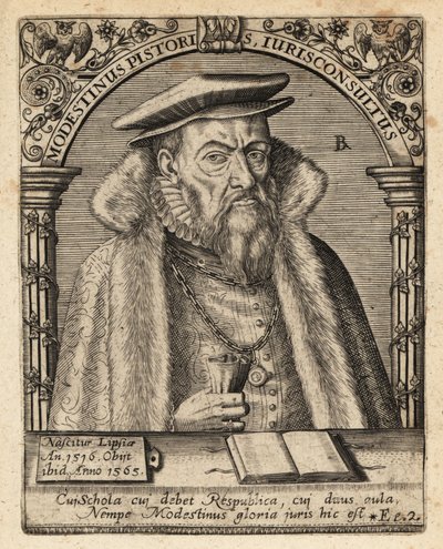 Modestinus Piekarz autorstwa Theodore de Bry