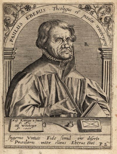 Paul Eber autorstwa Theodore de Bry