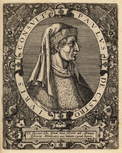 Paweł z Castrensis autorstwa Theodore de Bry