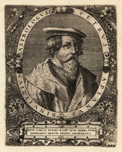 Peter Apian, niemiecki astronom. autorstwa Theodore de Bry