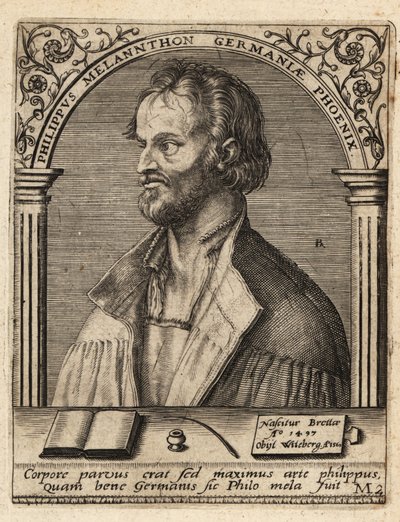 Filip Melanchton autorstwa Theodore de Bry