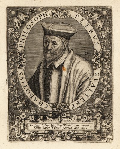 Pierre Gautier Chabot, francuski pisarz humanista. autorstwa Theodore de Bry