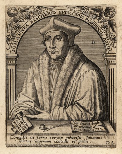 Św. Jan Fisher autorstwa Theodore de Bry