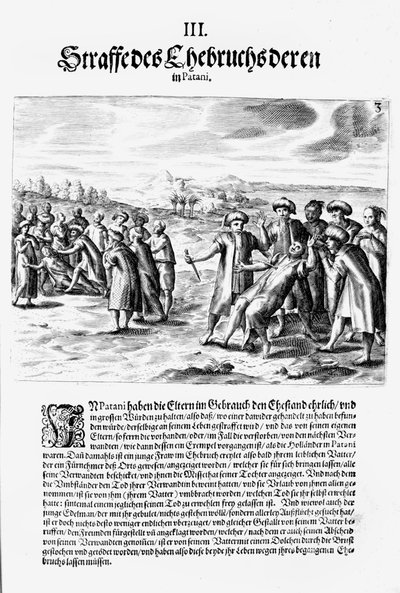 Rozliczanie rachunków, 1606 autorstwa Theodore de Bry