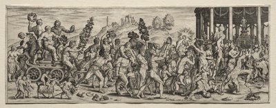 Triumf Bachusa. autorstwa Theodore de Bry