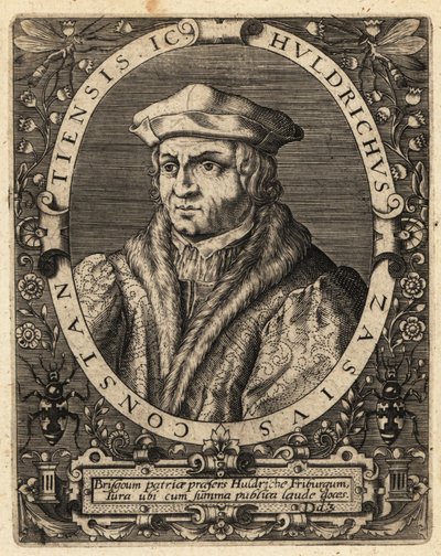 Ulrich Zasius autorstwa Theodore de Bry