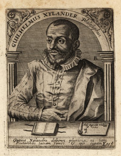 Wilhelm Xylander, niemiecki filolog klasyczny. autorstwa Theodore de Bry