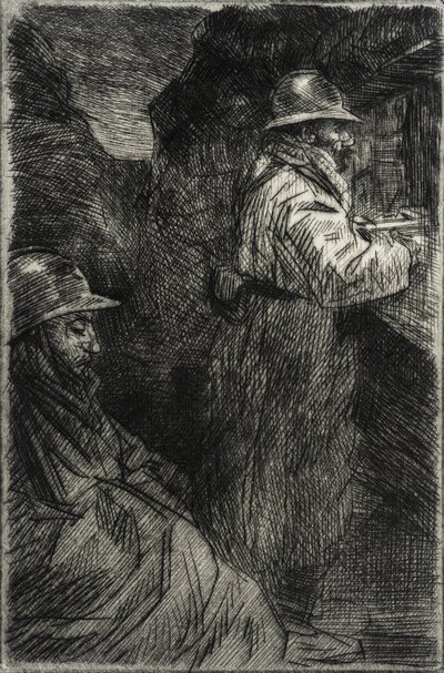 W koszarach autorstwa Théophile Alexandre Steinlen