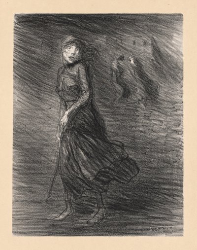 Na ulicy (Dans la Rue) autorstwa Théophile Alexandre Steinlen