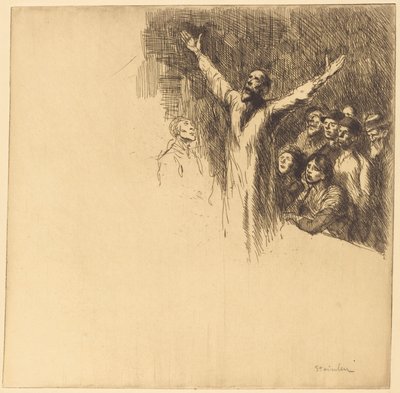 prorok autorstwa Théophile Alexandre Steinlen