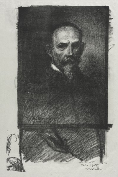 Autoportret autorstwa Théophile Alexandre Steinlen