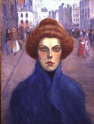 Powrót do domu wieczorem autorstwa Théophile Alexandre Steinlen