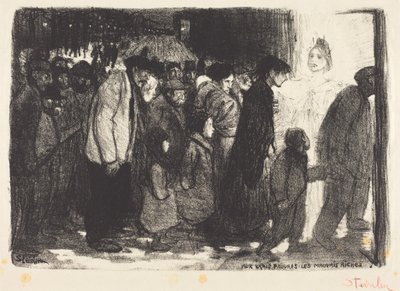 Do prawdziwych ubogich: Nikczemni bogaci (Aux vrais pauvres: Les mauvais riches) autorstwa Théophile Alexandre Steinlen