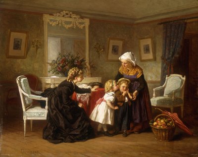 Pocałunek autorstwa Theophile Emmanuel Duverger