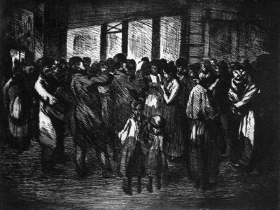 „Piosenkarze uliczni”, c1800-1840 1924 autorstwa Theophile Steinlen