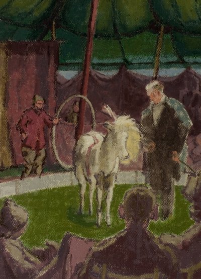 Cyrk w Bath: Pan Barratt i Patch autorstwa Therese Lessore
