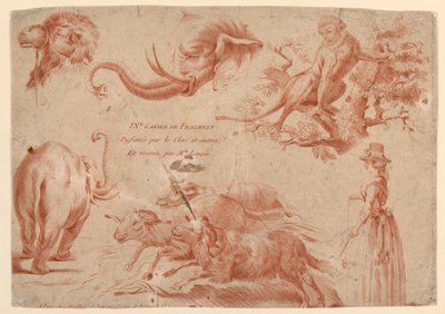 Strona tytułowa, z „IXe Cahier de Fragment” autorstwa Therèse Éléonore Lingée