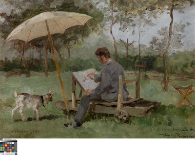 Armand Heins Malowanie na zewnątrz autorstwa Théo van Rysselberghe