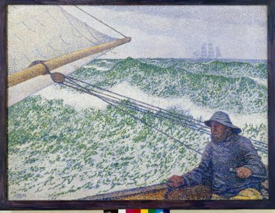 Człowiek u steru autorstwa Théo van Rysselberghe