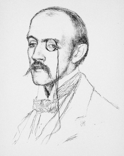 Portret Henryka de Regniera, ok. 1930 r. 1898 autorstwa Théo van Rysselberghe