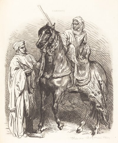 Montaż arabski autorstwa Théodore Chassériau