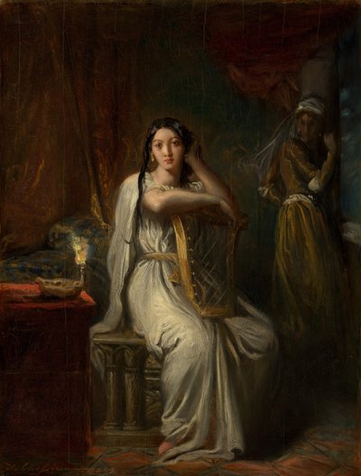 Desdemona Pieśń o wierzbie, 1849. autorstwa Théodore Chassériau