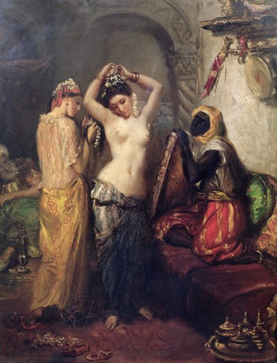 Toaleta w Seraju autorstwa Théodore Chassériau