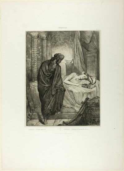 Yet She Must Die, płyta jedenasta z Otella autorstwa Théodore Chassériau
